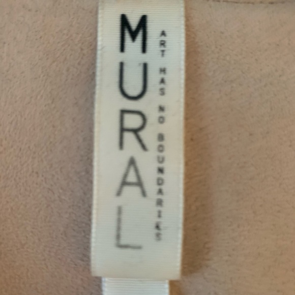 Mural Cropped Jacket w/lacing detail on back - Picture 3 of 7